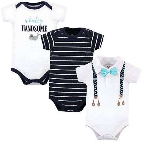 Baby Boy Cotton Bodysuits 3pk