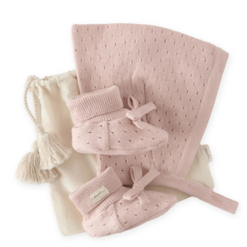 Pointelle Knit Gift Set