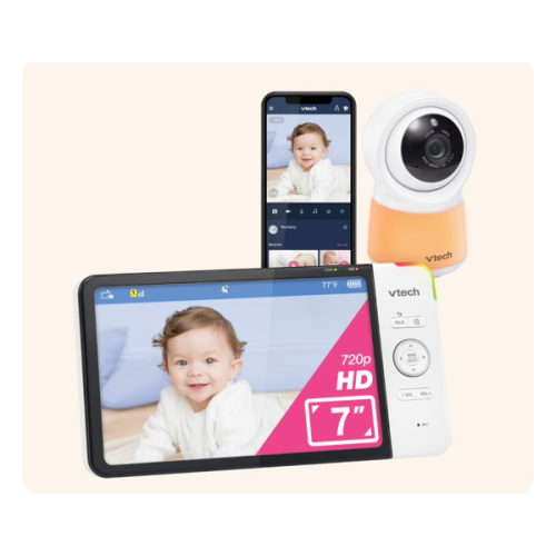 7" Smart Wi-Fi Baby Monitor with Night Light | VTech Baby