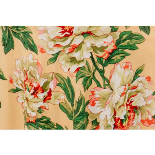 Baby Knot Gown Set: Peach Floral