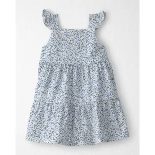 Baby Girl Organic Cotton Tiered Dress in Meadow Bloom - Little Planet | Carter's