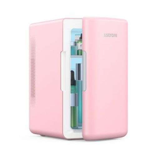 AstroAI 8 Can Mini Fridge 6 Liter Makeup Skincare Refridgerator for Dorm Room, Bedroom