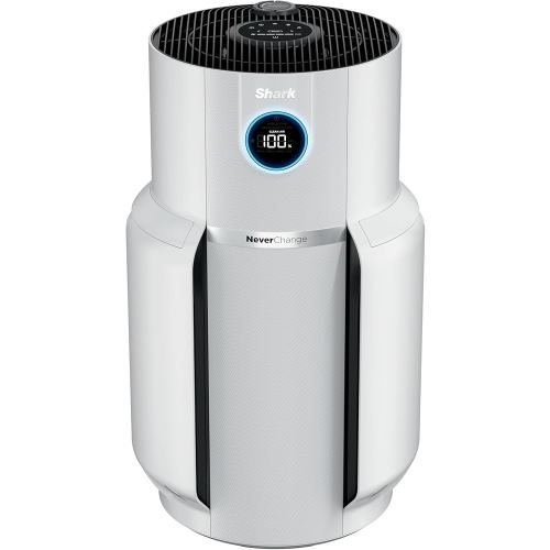 Shark Air Purifier for Home with NeverChange(5-Year) HEPA Air Filter, 1400 sq. ft. for Powerful Multi-Room Purification, Filters Smoke, Captures 99.98% of Particles & Dust, HP302, White