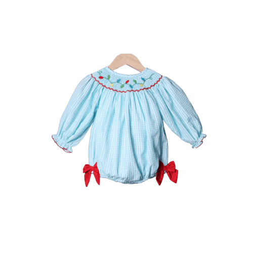 Smocked Christmas Lights Bishop Bubble