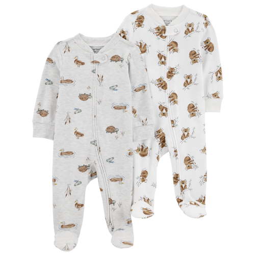 Carter's Child of Mine Baby Sleep N Play, 2-Pack, Sizes Preemie-6/9 Months