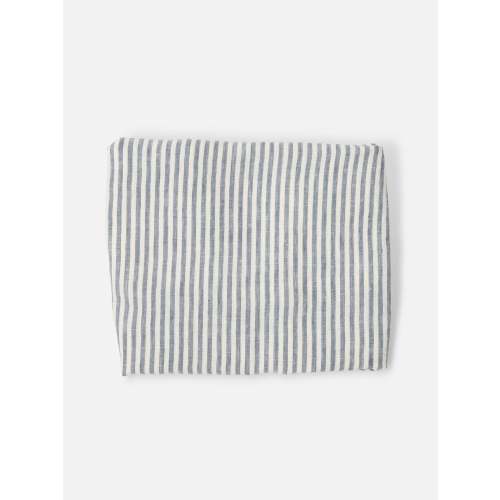 Linen Baby Lounger Cover - Marine Striped