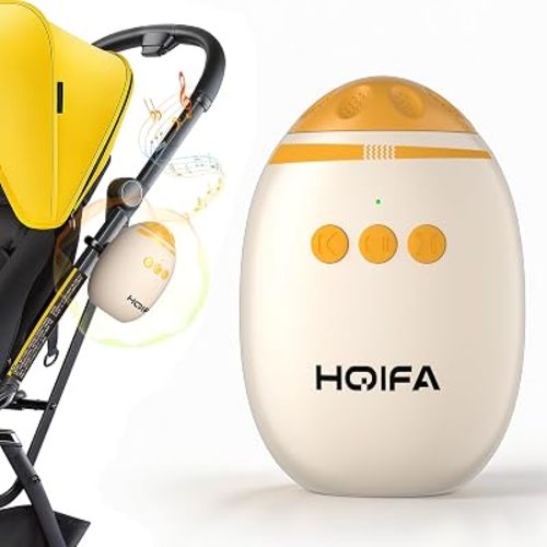 Baby Stroller Rocker with Adjustable Rocking and 11 Soothing Sounds, Hands-Free Portable Baby Rocker for Strollers, Cribs & Bassinets, Rechargeable Baby Soother