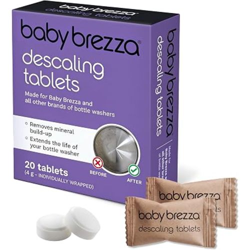 Baby Brezza Descaling Tablets - Compatible with All Brands of Baby Bottle Washer Appliances