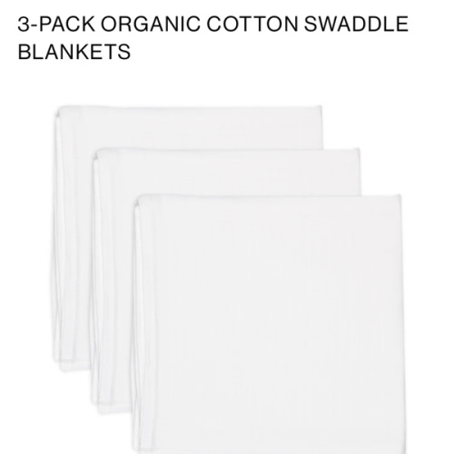 3-Pack Organic Cotton Swaddle Blankets | Honest Baby Clothing