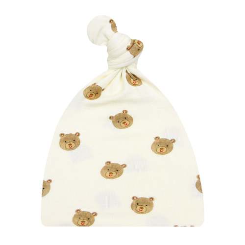 Pre-Order - Teddy Top Knot Hat