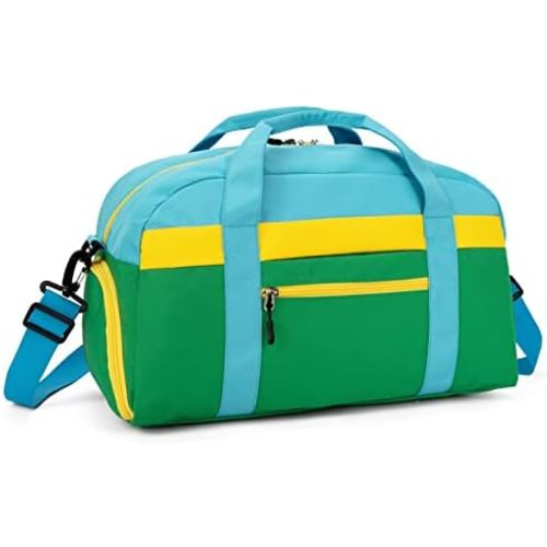 Small Kids Duffle Bag for Boys or Girls, 18" Length, Green