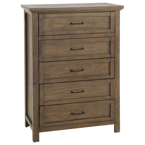 Eastern Shore Westfield 5-Drawer Chest in Harvest Brown