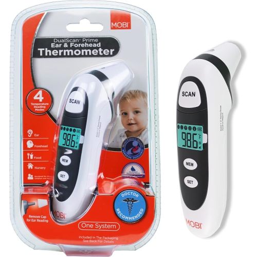 Mobi Dualscan Prime Ear & Forehead Thermometer
