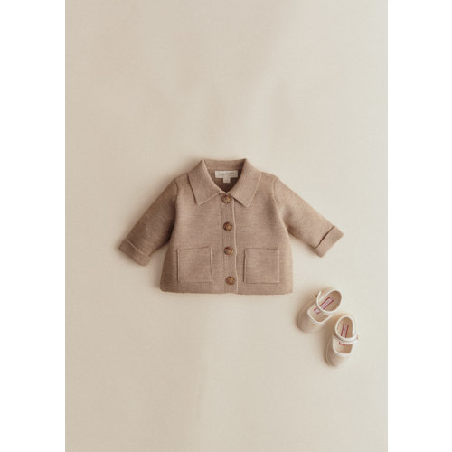 Betty Cardigan - Mottled Beige