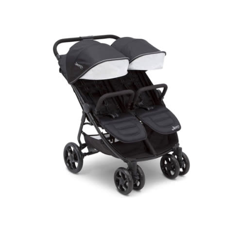 Jeep Destination Ultralight Side x Side Double Stroller, Midnight