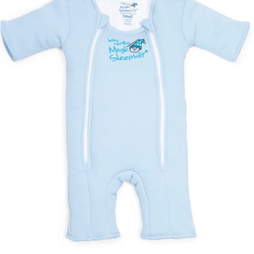 Blue Baby Merlin’s Magic Sleepsuit – 100% Cotton for Better Baby Sleep