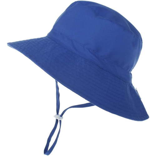 Baby Sun Hat Toddler Beach Swim Hats UPF 50+ Summer Bucket Hat Kids Infant Wide Brim Adjustable Sun Hat for Baby Boy Girls