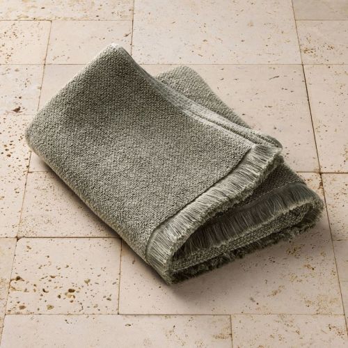 Organic Texture Bath Towel - Casaluna™ in Olive