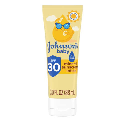 Johnson's Baby Mineral SPF 30 Sunscreen Lotion, 3 fl. oz