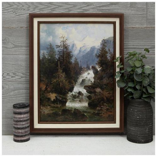 Waterfall Wood Wall Decor