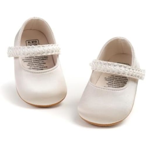 Baby Mary Jane Flats Infant Newborn Girls Dress Shoes