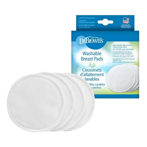 Dr. Brown's Reusable & Washable Nursing Pads - 4pk