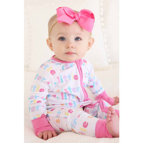 Convertible Zip Romper | Little Sibling