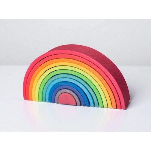 Handcrafted Wooden Rainbow Stacker| Waldorf| Montessori| Open-ended Play| Toddler Toys - Etsy