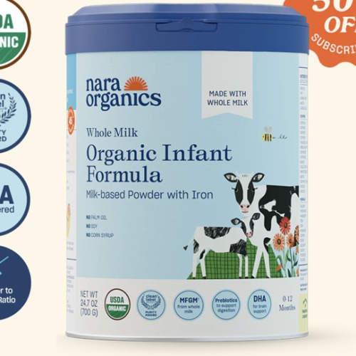 Organic Whole Milk Infant Formula – Trial bundle – Nara Organics