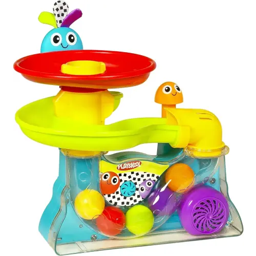 Playskool Explore ‘N Grow Busy Ball Popper Musical Toy; Provides Opportunity for Baby and Toddler to Practice Motor Skills