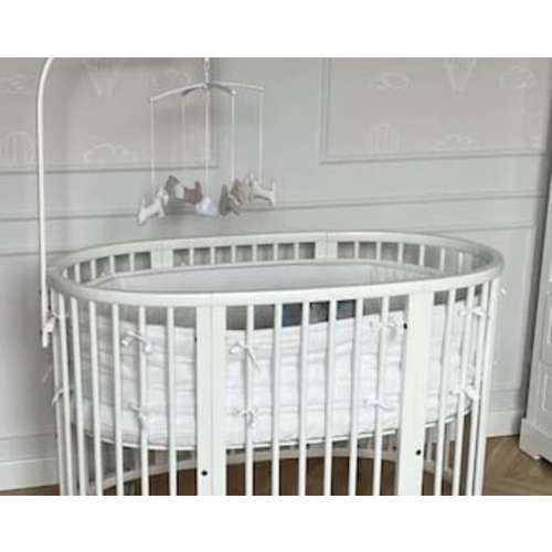 Stripe Sheet for for Stokke V2 Cotton Poplin Fitted Sheets Stokke Sleepi Bed Sheets - STRIPE