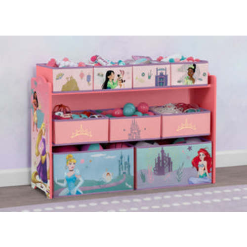 Princess Deluxe 9 Bin Design and Store Toy Organizer