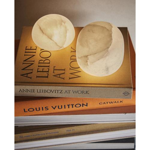 ALABASTER SEMI-OVAL TABLE LAMP | Zara Home United States of America