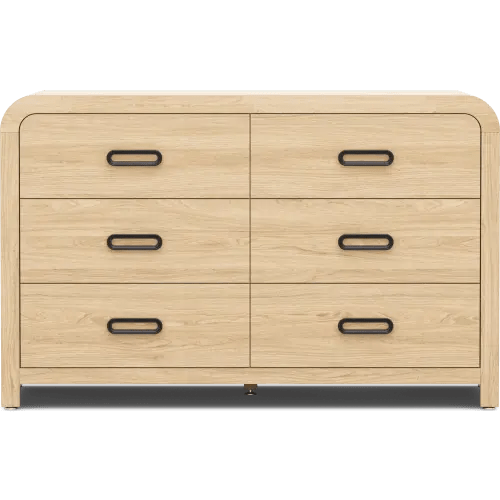 Drew & Jonathan Kids Hidden Hills Light Oak Wood Dresser | Rooms to Go