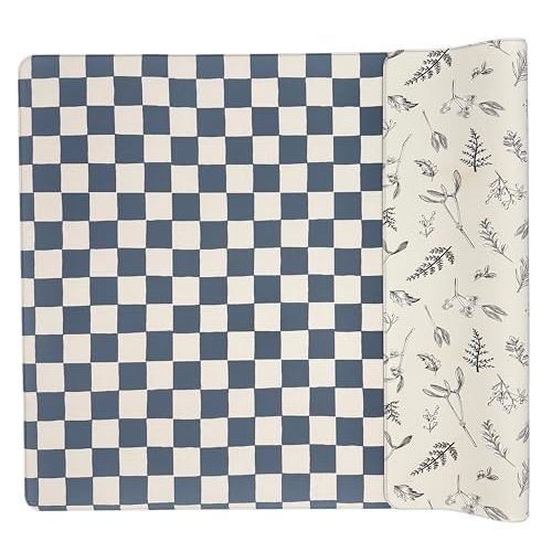 Ofie Mat, Baby Play Mat (Oceanview Checkerboard and Plants)