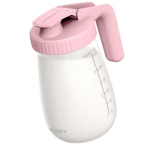 Momcozy Breast Milk Pitcher, Resistant to Heat and Cold Abrupt Temp Swings, No Leak Glass Breast Milk Fridge Storage Container With Wide Mouth - TikTok Shop