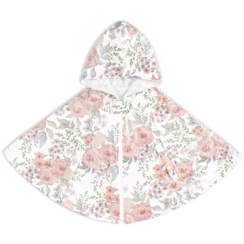 Baby Car Seat Poncho for Girls Boys, HNHUAMING Ultra Soft Toddler Cape Hooded Poncho Cloak