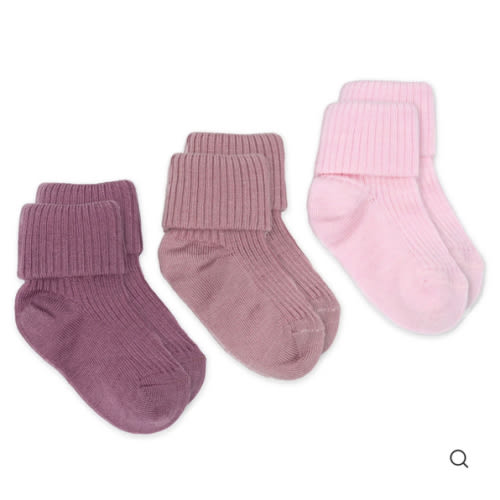 Wool Socks, Baby and Toddler, Pink & Rose