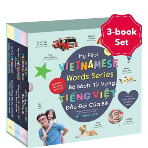 My First Vietnamese Words Series By Heritage Kids Press, Southern Saigon Dialect, Vietnamese Children Book, Baby Book for Kids, Vietnamese Books For Toddlers