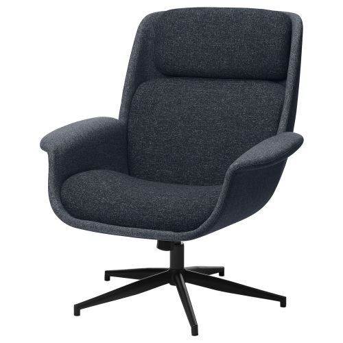 ÄLEBY Swivel chair - Gunnared medium gray/dark gray