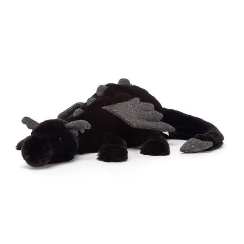 Onyx Dragon - Super Soft & Cuddly Series Plush Toy, Cute Dragon Stuffed Animal Gift for Kids Adults, Soft Plushie for Snuggling Comforting Companionship
