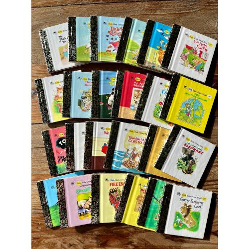 Vintage NEW Miniature Little Little Golden Books, Children's Books (2.5 in)