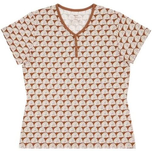 Little Sleepies Women's Pajama Top, Viscose Derived from Bamboo, Soft Button Up Pajama Top, Nursing Friendly, Short Sleeve