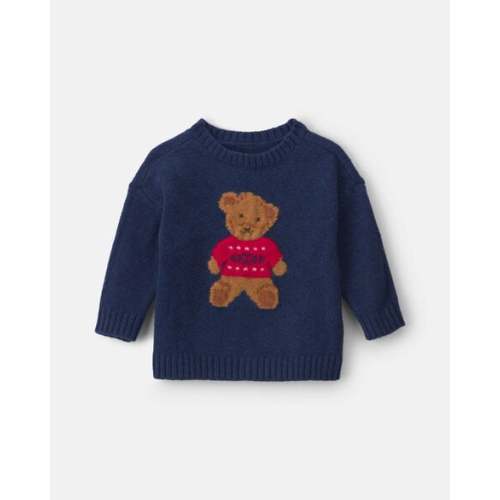 Baby Bear Sweater - Navy Blue - OshKosh B'gosh | Carter's