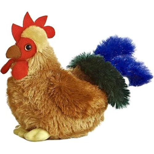 Aurora® Adorable Mini Flopsie™ Cocky™ Stuffed Animal - Mini Companions Ready for Playful Adventures - for Kids All Ages, Toddlers, Adults, and Families - Brown 6 Inches