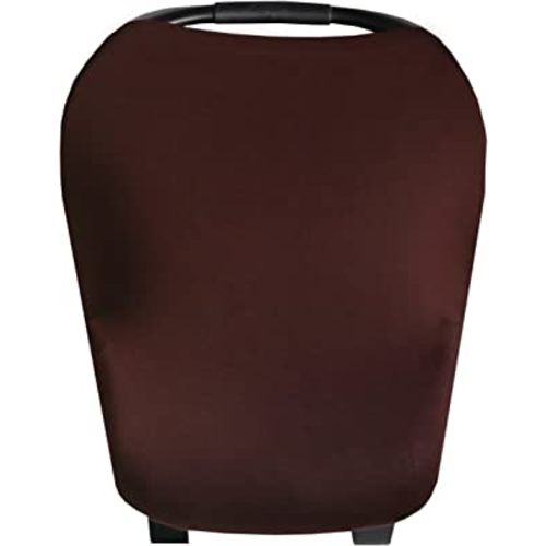 Baby Car Seat Cover Canopy and Nursing Cover Multi-Use Stretchy 5 in 1 Gift "Moose" by Copper Pearl