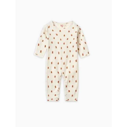 Charlie Jumpsuit in Gingerbread Dot