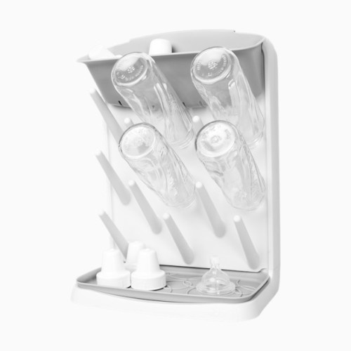 Vertical Bottle Drying Rack - Grey