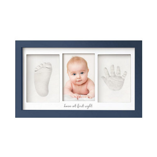 Duo Baby Hand and Footprint Kit, Baby Handprint Kit, Newborn Photo Frame, Baby Keepsake for New Mom