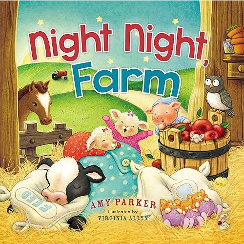 Night Night, Farm Board book – Illustrated, July 12, 2016